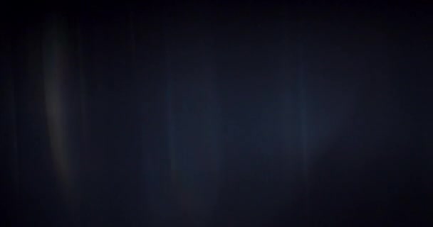 Prizmás Fény Dinamikus Kitörése Spectrum Light Flare Overlay Ünkkel Fekete — Stock videók