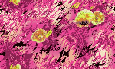 Kumaş ve kağıt baskıları için farklı konsept, eşsiz tasarımlara sahip aynı kalıplar üzerinde romanlarda ve web sitelerinde de kullanılır.