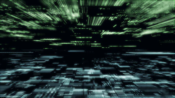 Base Datos Digital Del Ciberespacio Algoritmos Decodificación Software Hackeado Ciberseguridad — Foto de Stock