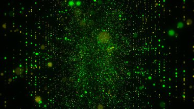 Soyut bilim kurgu pembe tünel. Dijital veritabanı siber uzayı. Algoritmalar hunideki yazılımı hackledi. Parçacıklardan korunan siber güvenlikli bir solucan deliği. Üç boyutlu portal. 3d oluşturma.