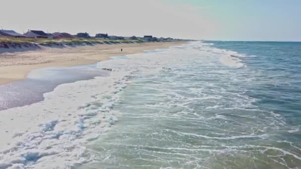 Western Waves Crashing Sea Shores High Quality Footage — ストック動画