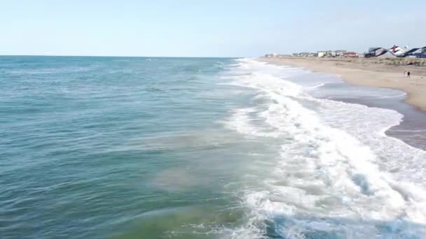 Waves Crashing Beach Shoreline High Quality Footage — 비디오