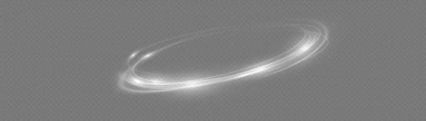 하얗게 빛나는 선들은 배경을 흰색의 속도로 말이죠 오솔길 Incandescence Twirl 스톡 벡터