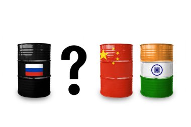 Rus Uralları ham petrol. Hindistan ve Çin ucuz Rus Uralları petrolü satın alıyor. Rusya 'ya yaptırım ve ambargo