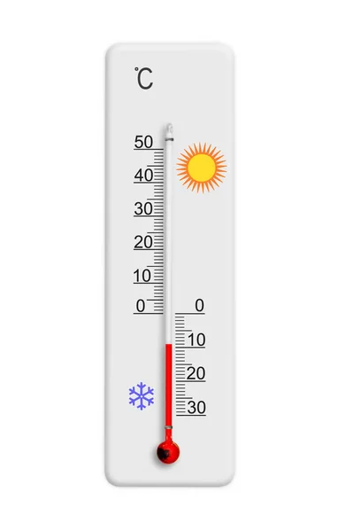 Celsius Skalenthermometer Zur Messung Der Wettertemperatur — Stockfoto