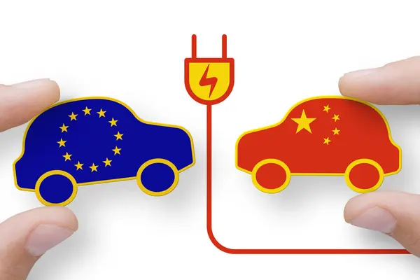 AB ve Çin 'de üretilen elektrikli araba. Çin 'de üretilen EV arabaları için görev.