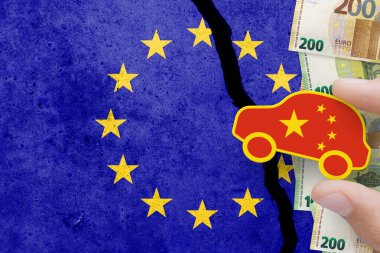 Çin 'de üretilen elektrikli arabalar. Çin 'de üretilen EV arabaları için görev. AB ve Çin ticaret savaşı