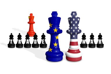 ABD, AB ve Çin 'den yapılan satranç, TRAD SAVAŞ sözcüğüyle beyaz bir zemin hazırladı