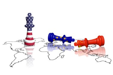 ABD, AB ve Çin ticaret savaşı. Çin, AB ve Amerika Birleşik Devletleri ticaret, görev, gümrük rekabeti