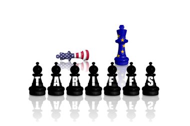 ABD ve AB ticaret savaşı. Avrupa Birliği ve Amerika Birleşik Devletleri ticaret, görev, gümrük rekabeti