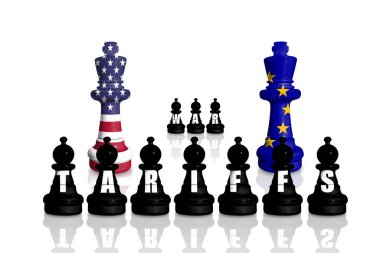 ABD ve AB ticaret savaşı. Avrupa Birliği ve Amerika Birleşik Devletleri ticaret, görev, gümrük rekabeti