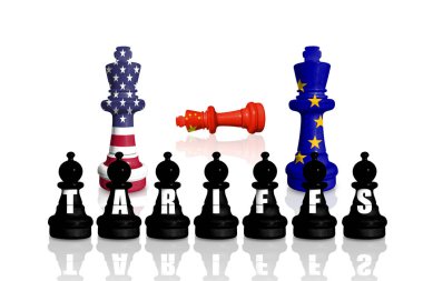 ABD, Çin ve AB ticaret savaşı. Avrupa Birliği, Çin ve Amerika Birleşik Devletleri ticaret, görev, gümrük rekabeti