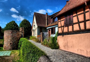 Fransa 'nın küçük bir kasabası olan Strasbourg