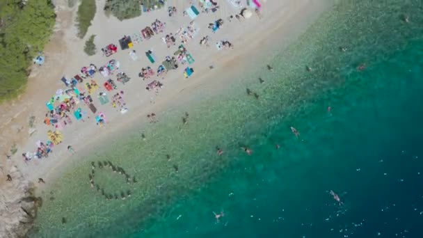 Abgelegener Fkk Strand Der Blauen Lagune Der Nähe Der Stadt — Stockvideo