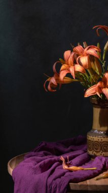 Doğal, flora, yaprak, ahşap, yeşil, vintage, çiçek, dekorasyon, renk, çiçek, yaz, çiçek, buket, arka plan, güzel, bitki, doğa, sarı