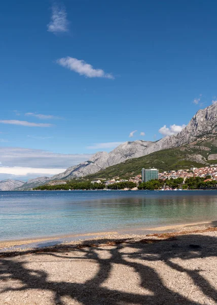 Θαλάσσιο Τοπίο Της Ριβιέρας Μακάρσκα Στη Δαλματία Της Κροατίας Ηρεμία — Φωτογραφία Αρχείου