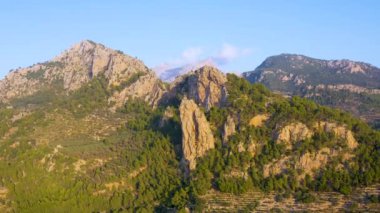 Mallorca Dağı, Mayorka, Balearic Adaları, İspanya. Güzel doğa.