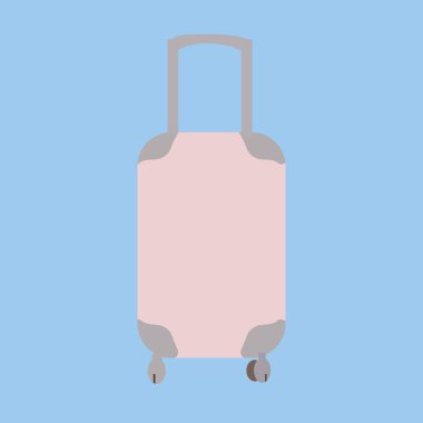 bag, baggage vector on a blue background illustration