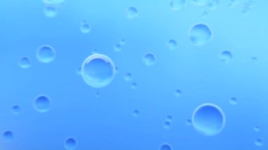 Sıvı Baloncuk 'un içindeki molekül, 3 boyutlu resimleme. 3d hazırlayıcı