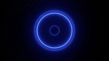 Bir araba tekerleğinin hologramı. Dönüyor ve ortaya çıkıyor. Reklam ve özgeçmiş için uygun. 3 Boyutlu Hazırlama