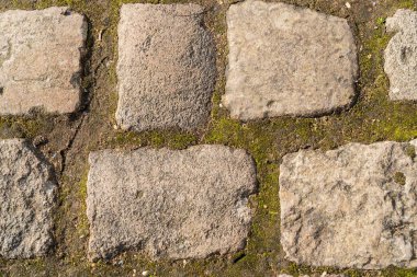 Texture wall background pattern of old vintage weathered stone