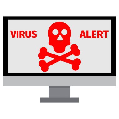 Bilgisayar ekranında Virüs Uyarı İletisi, Bilgisayarda çevrimiçi hacker saldırısı