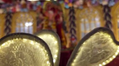 Tayland altını tapınağı. Ganesh tapınağı, Hindistan 'da altın Ganesha.. 