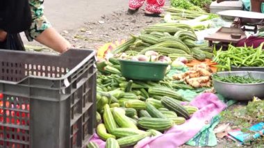  Hindistan 'daki organik sebze pazarı