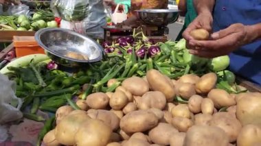 Taze ve organik sebze içinde belgili tanımlık çarşı