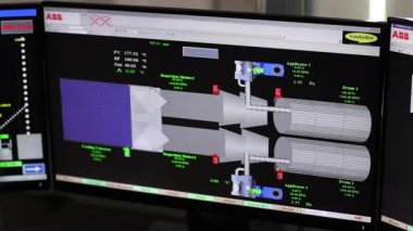 monitör ekranlı bilgisayar monitörü.