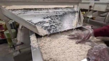 Gıda üretiminin yakın görüntüsü