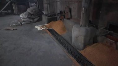 Eski metal fabrikası, endüstriyel arka plan