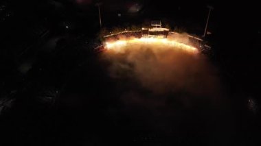 İsrail 'in başkentinin gece manzarası