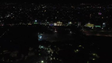 Barselona şehrinin hava manzarası