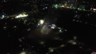 Tayland 'ın başkentinin gece manzarası