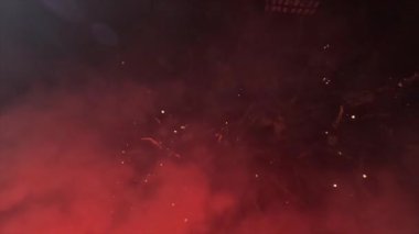 Bulutlu güzel gece gökyüzü