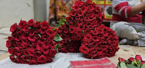 Sepetteki güzel güller