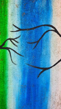 Renkli desenli soyut arkaplan