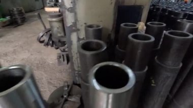 Fabrikadaki metal ürünleri