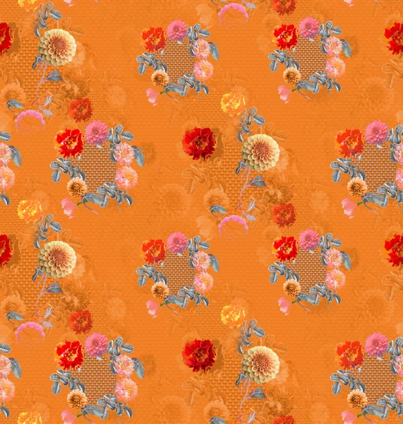 Seamless Floral Pattern Flowers — Stock Photo, Image