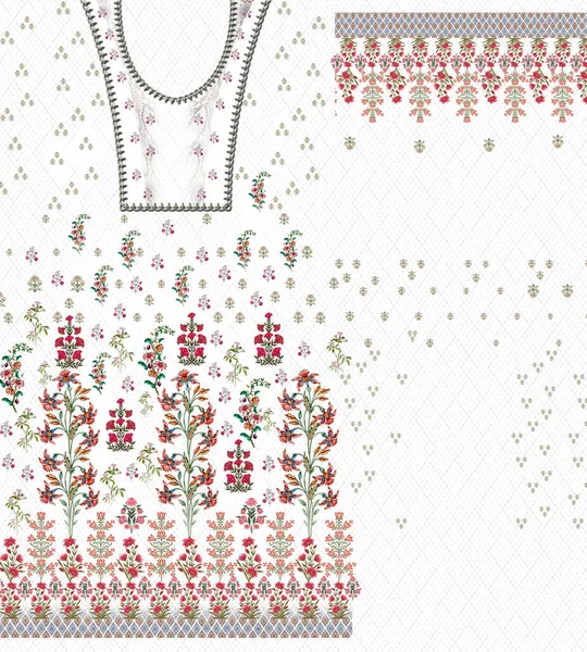 Kadın Giysileri Için Dijitalsiz Çiçek Deseni Çiçek Duvar Kağıdı Desenleri — Stok fotoğraf
