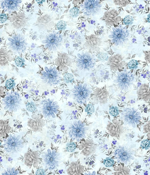 Watercolor Floral Seamless Pattern — Stock Photo, Image