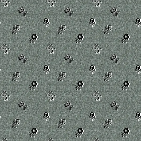 Naadloos Patchwork Ornamentpatroon Textuur Patroon Voor Stof Ontwerp — Stockfoto