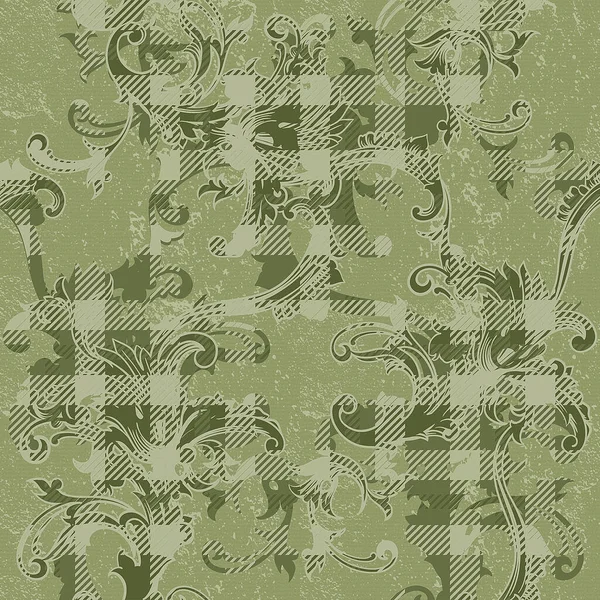 Текстильна Тканина Друкує Безшовні Квіткові Візерунки Геометричні Ефекти Лінолеумної Краватки — стокове фото