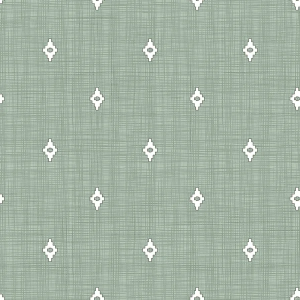 Textile Tissu Imprimé Motifs Fleurs Sans Couture Géométrique Lin Cravate — Photo
