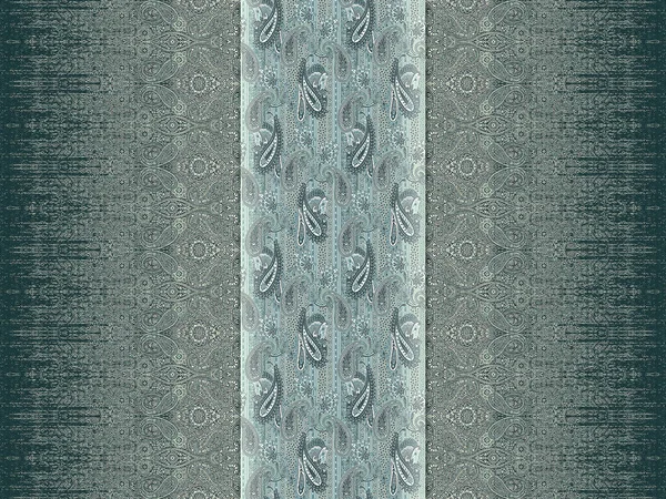 Sømløse Blomstermønstre Med Tekstiltrykk Geometriske Lintøyskyer – stockfoto