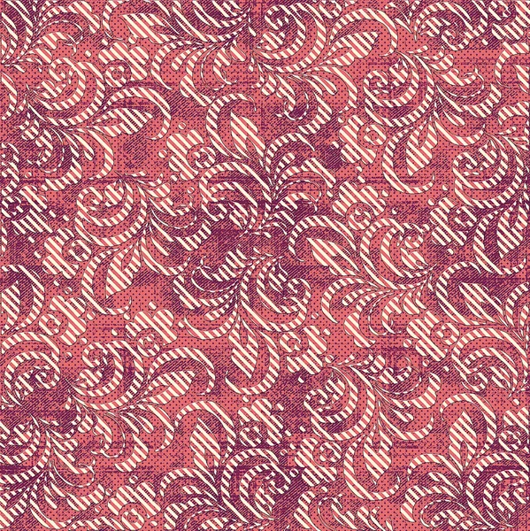 Tekstil Kumaş Desenli Kusursuz Çiçek Desenleri Geometrik Keten Kravat Boya — Stok fotoğraf