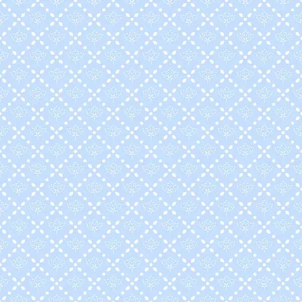 Голубой Белый Геометрический Орнамент Бесшовный Узор Веб Текстиля Обоев — стоковое фото