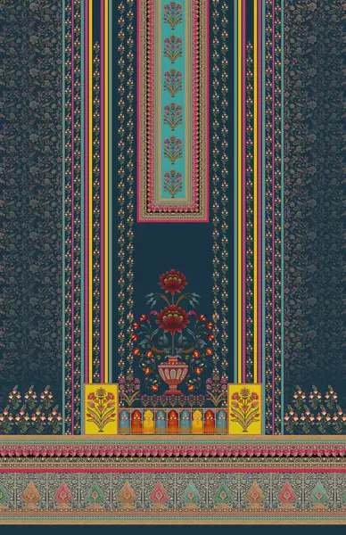 Geleneksel Tayland kumaşı deseni, thai tarzı.