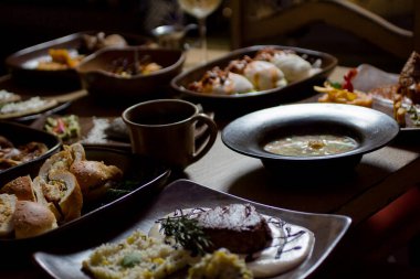 Meksika aile yemeği çeşitleri, karanlık fotoğrafçılık..